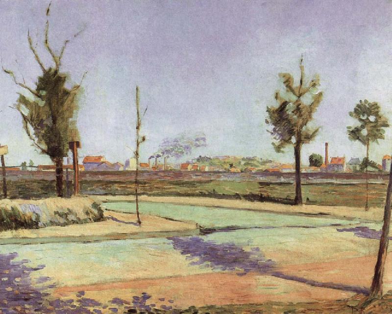 Paul Signac The Road to Gennevilliers oil painting image